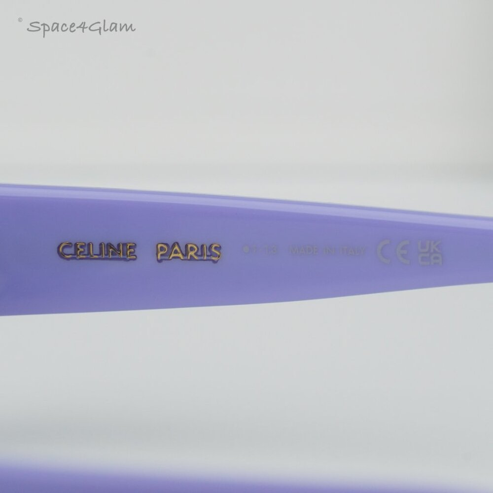BRAND NEW Celine CL40245U 78A Lilac Smoke Geometric Women Sunglasses - Picture 8 of 8
